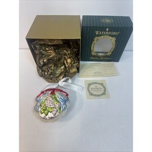 Waterford Holiday Heirlooms Anniversary Remembrance Christmas Ornament w/ Doves